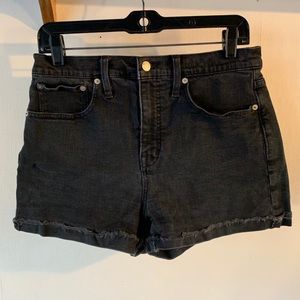 NWOT high rise denim Madewell shorts